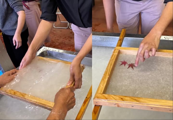 三重県松阪市　飯南町深野の紙漉き体験で歴史文化を体験